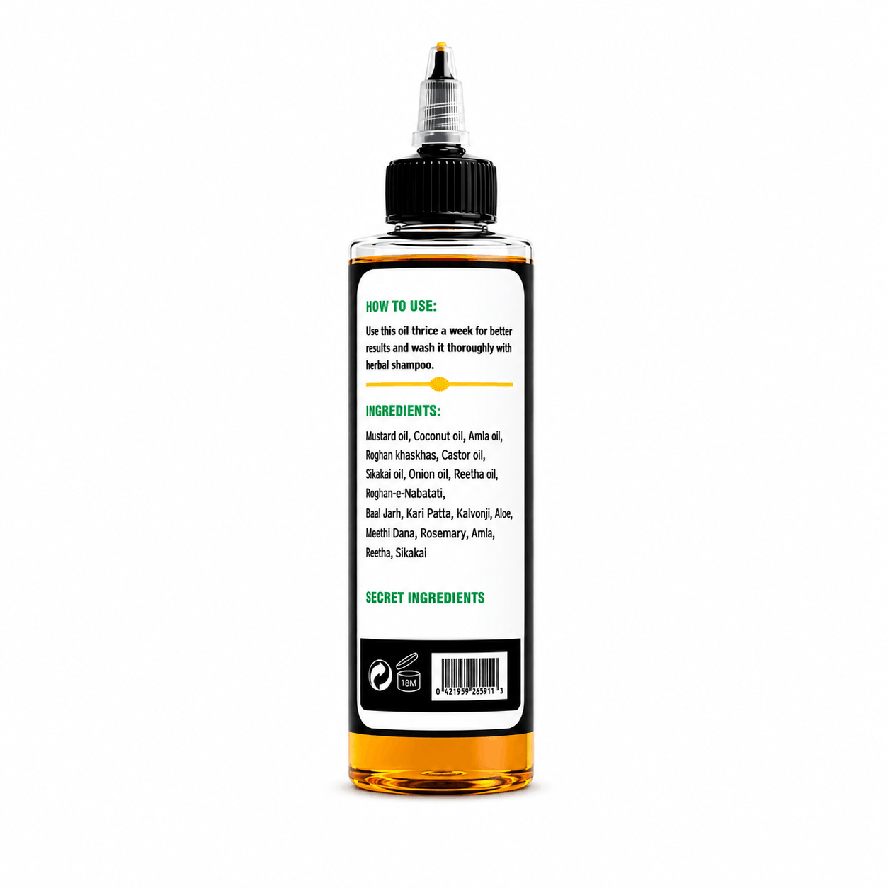 Natural Biotin Herbal Hair Oil
