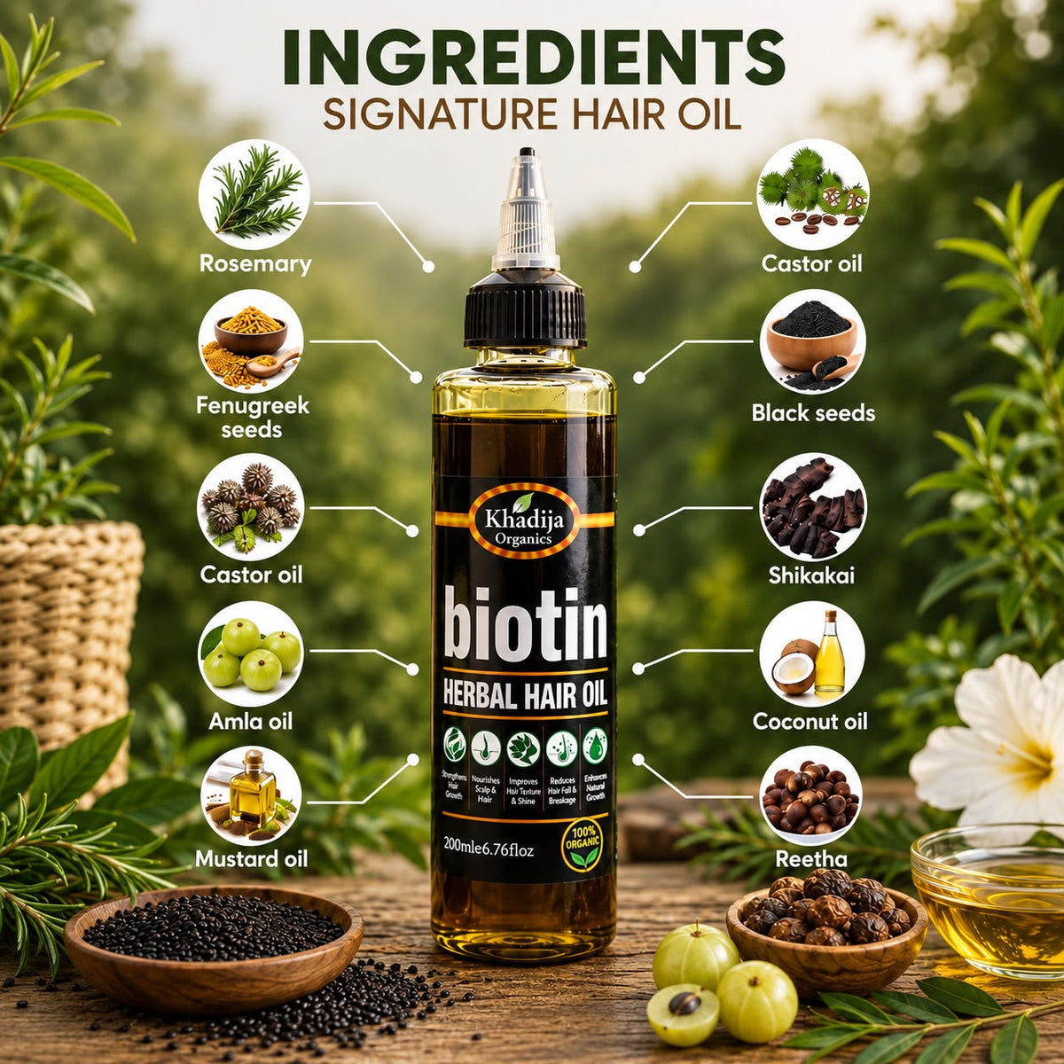 Biotin Hairoil (7+ Oils & 20+ Herbs)